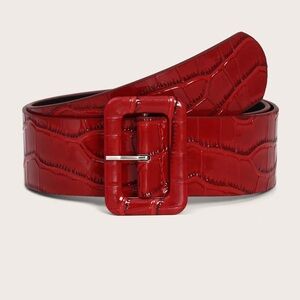 Rectangle Buckle Belt